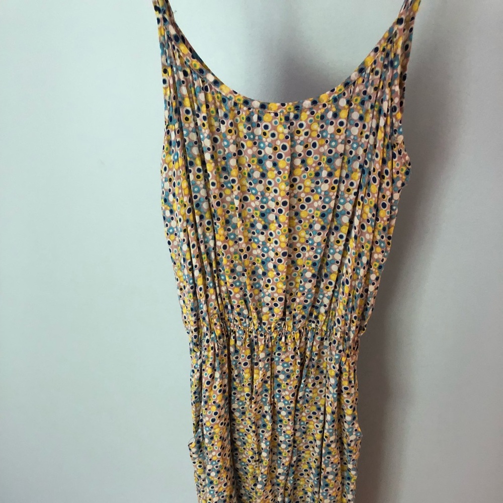 Yellow floral sundress